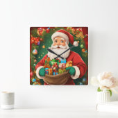 Aftellen naar Kerstmis: feestelijke wandklok (Huis)