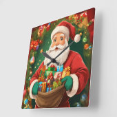 Aftellen naar Kerstmis: feestelijke wandklok (Hoek)