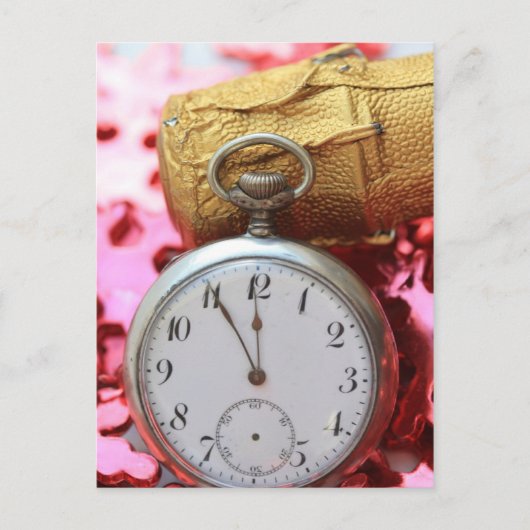 Aftellen tot het nieuwe jaar feestdagenkaart (Voorkant)