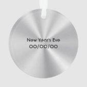 Aftellen tot het nieuwe jaar ornament (achterkant)