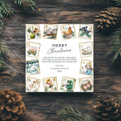 Aftellen tot Kerstmis Feestdagenkaart