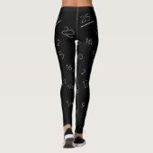 Aftellen tot Kerstmis Leggings (Achterkant)