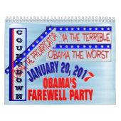 Aftellen tot Nobama 2 jaar Kalender (Hoes)