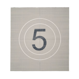 Aftellen verplaatsen notitieblok