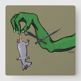 Aftellen Vierkante Klok