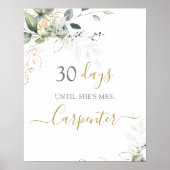 Aftellen vrijgezellenfeest poster (Voorkant)