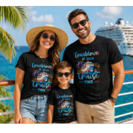Aftelling Is Voorbij Het Is Tijd Voor Een Cruise - T-shirt