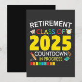 Aftelling naar Pensioenklas van 2025 is gestart Kaart (Voorkant / Achterkant)