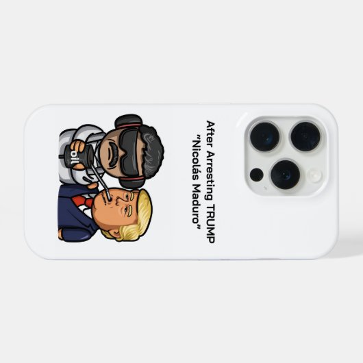 After Arresting TRUMP “Nicolás Maduro” iPhone Hoesje (Achterkant horizontaal)