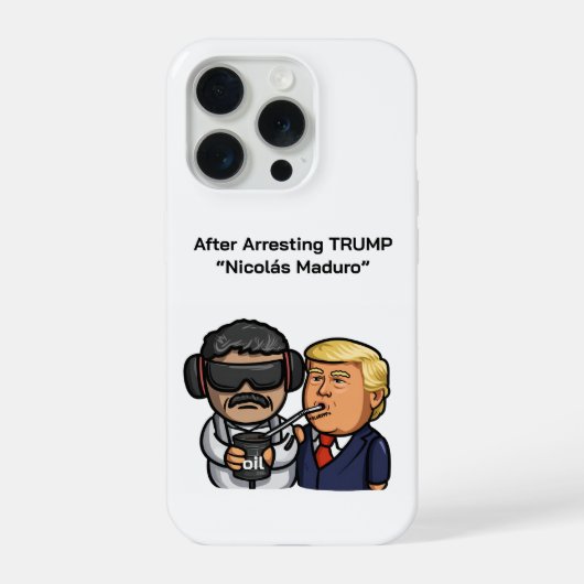 After Arresting TRUMP “Nicolás Maduro” iPhone Hoesje (Achterkant)