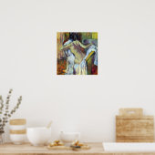After Bathing by Edgar Degas Poster (Keuken)