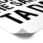 After God Made Me He Said Ta Da Funny Christian  Poster (Hoek)