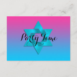 After Party Turquoise naar Roze Ombre met Ster Kaart