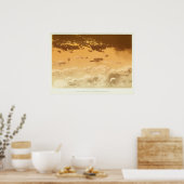 After sunset, as seen from the balloon. poster (Keuken)