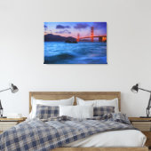 After sunset out bij Baker Beach Canvas Afdruk (Insitu (Slaapkamer))