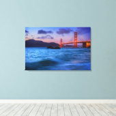 After sunset out bij Baker Beach Canvas Afdruk (Insitu (Houten vloer))