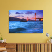 After sunset out bij Baker Beach Canvas Afdruk (Insitu (Woonkamer))