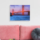 After sunset out bij Baker Beach Canvas Afdruk (Insitu (Woonkamer))
