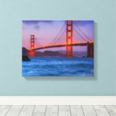 After sunset out bij Baker Beach Canvas Afdruk (Insitu (Houten vloer))