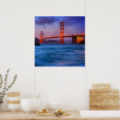 After sunset out bij Baker Beach Poster (Keuken)