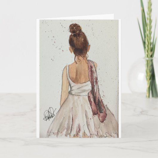 After the Dance Watercolor Note Cards Kaart (Voorkant)