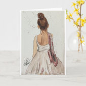 After the Dance Watercolor Note Cards Kaart (Gele Bloem)