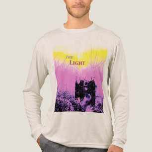 "After the Dark"/"The Light" in het zwart roze gee Tri-Blend Shirt