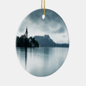 After the rain at Lake Bled Keramisch Ornament (Rechts)