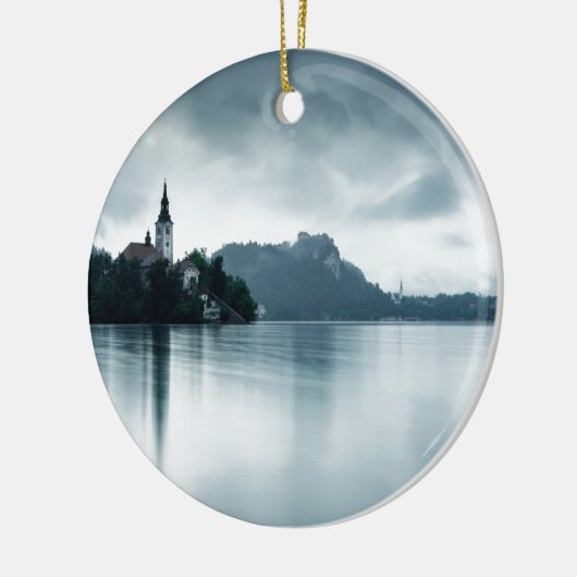 After the rain at Lake Bled Keramisch Ornament (Links)