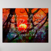 After the Rain Quotes Poster Inspirational (Voorkant)