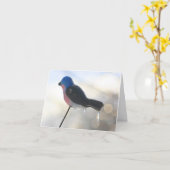 After The Storm Winter Nature Photography Note Kaart (Gele Bloem)