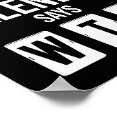 After Tuesday Even The Calendar Say Wtf Funny Star Poster (Hoek)