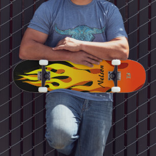 Afterburn Flames Dd Brand Persoonlijk Skateboard