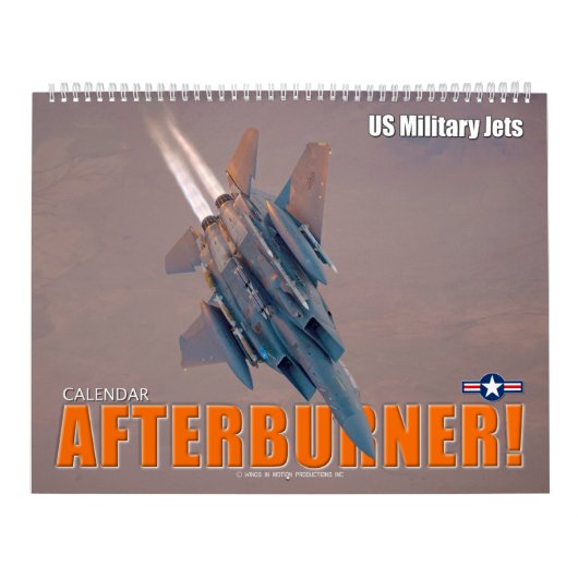 AFTERBURNER! – Amerikaanse militaire jets Kalender (Hoes)