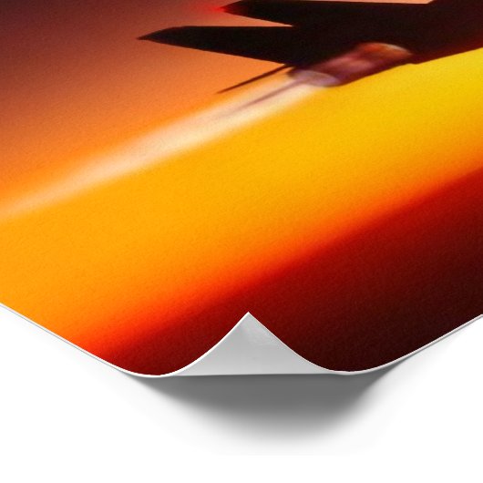 AFTERBURNER TE SUNSET POSTER (Hoek)