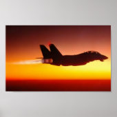 AFTERBURNER TE SUNSET POSTER (Voorkant)