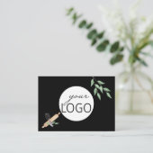 Aftercare Baking Business Logo Storage Visitekaartje (Staand voorkant)