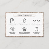 AFTERCARE CILS VISITEKAARTJE (Achterkant)