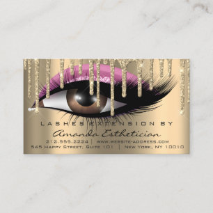 Aftercare Instructies Eyelash Extension Pink Visitekaartje