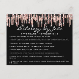 Aftercare Instructies Lashes Back Roos Classy VIP Kaart