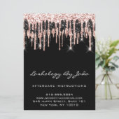 Aftercare Instructies Lashes Back Roos Moderne Kaart (Staand voorkant)