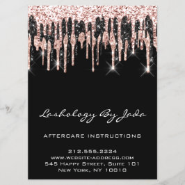 Aftercare Instructies Lashes Back Roos Moderne Kaart