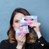 Aftercare Instructies Lashes Studio Roze Klein Visitekaartje