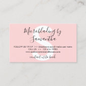 Aftercare-instructies voor microblading visitekaartje (Voorkant)