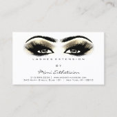 Aftercare Instructions Lash Champaigne White Gold Visitekaartje (Voorkant)