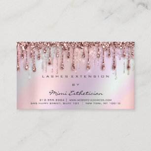 Aftercare Roos Eyelash Holograaf Drip Visitekaartje