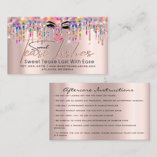 Aftercare Roos Uitslag Logo Visitekaartje (Voorkant / Achterkant)