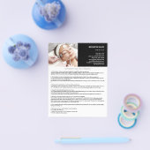 Aftercare Tips na een gezichtsbehandeling 4,5 x 5, Flyer (Enkel)