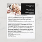 Aftercare Tips na een gezichtsbehandeling 4,5 x 5, Flyer (Voorkant)