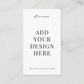 Aftercare Visitekaartje afdrukken 3.5x2" (Achterkant)